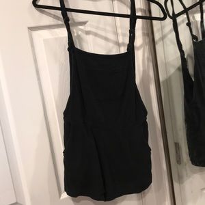 Black overalls